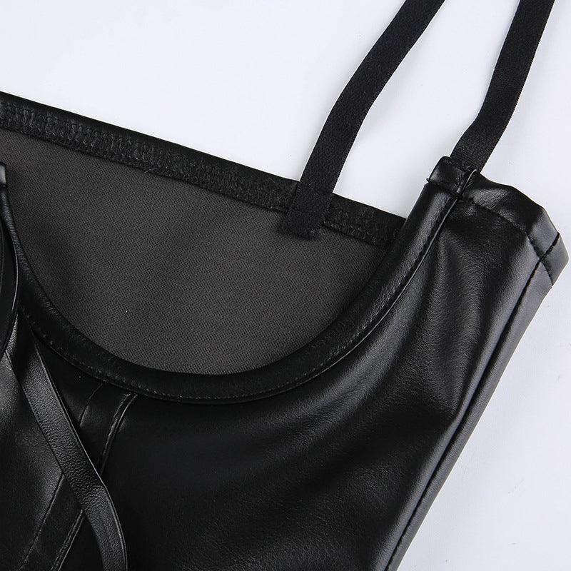 Punk Gothic Sleeveless Tank Top, Sexy NightClub Corset For Women - Wonder Skull