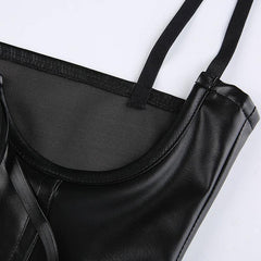 Punk Gothic Sleeveless Tank Top, Sexy NightClub Corset For Women - Wonder Skull