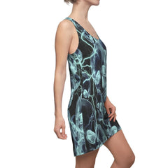 Smoke Skulls Women's Cut & Sew Racerback Dress - Wonder Skull