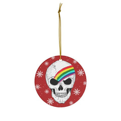 Sketch Skull Rainbow Ceramic Ornaments - Wonder Skull