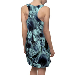 Smoke Skulls Women's Cut & Sew Racerback Dress - Wonder Skull