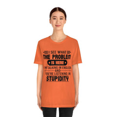 I See What The Problem T-Shirt - Wonder Skull