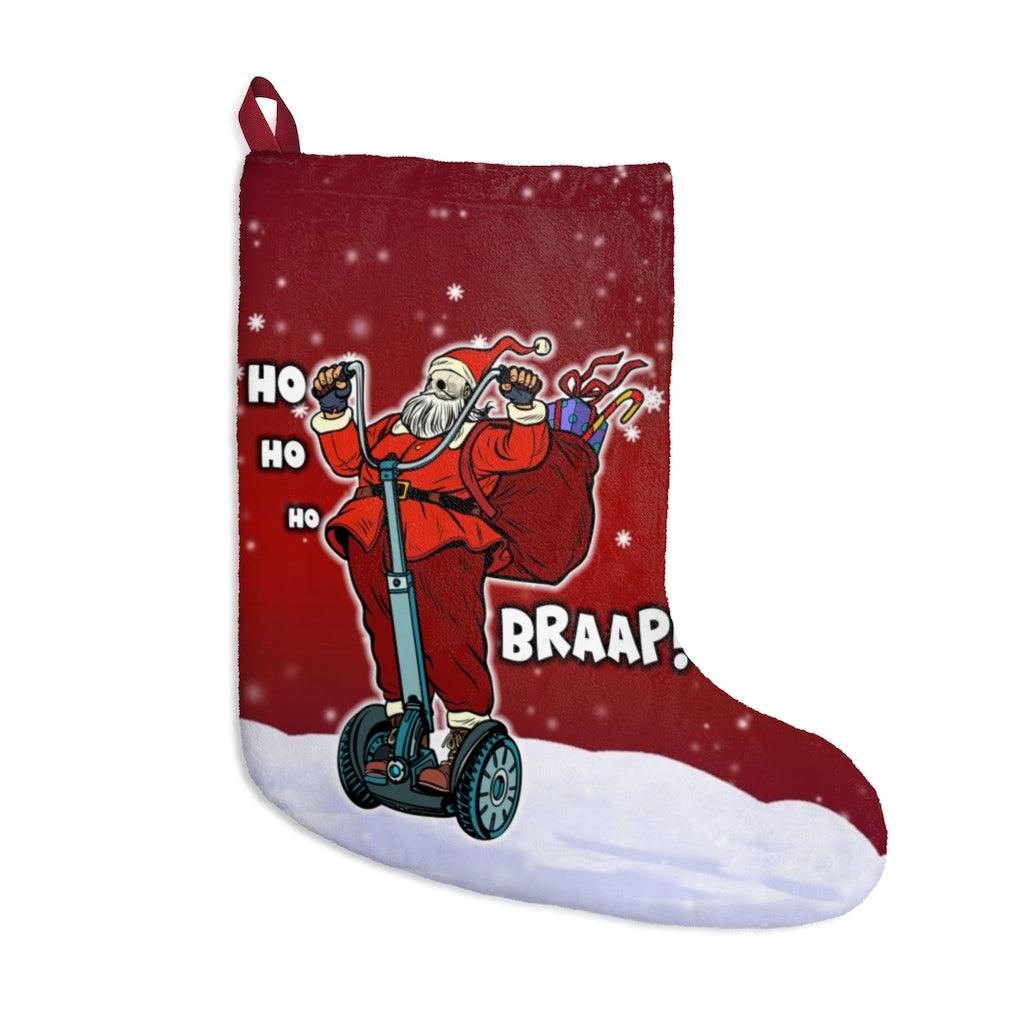 Funny Santa Claus Ho Ho Ho Christmas Stockings - Wonder Skull