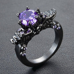 Silver Gothic Punk Skull Ring Jewelry - Wonder Skull