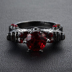 Silver Gothic Punk Skull Ring Jewelry - Wonder Skull