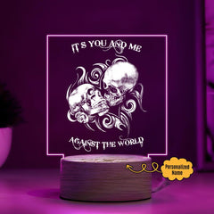 Customized Acrylic Plaque Relationship Gift - Wonder Skull