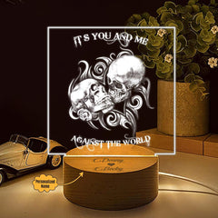 Customized Acrylic Plaque Relationship Gift - Wonder Skull