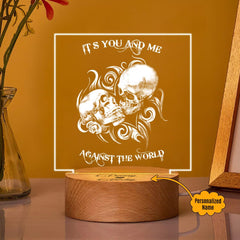Customized Acrylic Plaque Relationship Gift - Wonder Skull