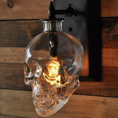 Gothic Skull Bottle Wall Lamp, Cool Halloween Light Head Home Decor - Wonder Skull