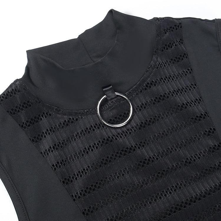 Gothic Tank Tops Skirt Set, Elegant 2 Piece Partywear For Women - Wonder Skull