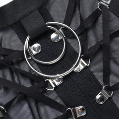 Grunge Gothic Top And Bottom, Hottest Three Items Clothes For Women - Wonder Skull