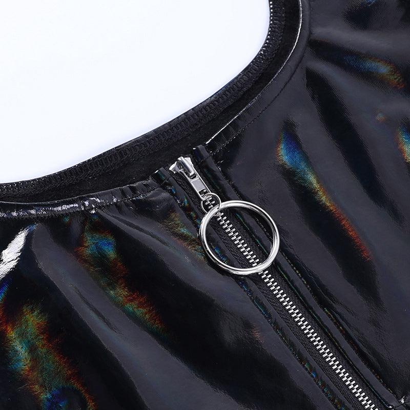 Grunge Gothic Top And Bottom, Hottest Three Items Clothes For Women - Wonder Skull