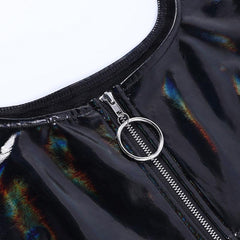 Grunge Gothic Top And Bottom, Hottest Three Items Clothes For Women - Wonder Skull