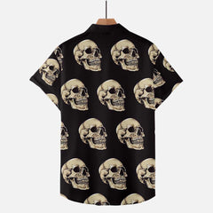 Skull Smiles Hawaiian Shirts For Men, Best-Selling Aloha Shirt - Wonder Skull