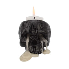 Crying Black Skull Candle Holders, Creative Candle Holder Bath - Wonder Skull
