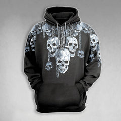 Skull Chain Gothic Combo Hoodie and Leggings - Wonder Skull