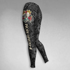 F-bom Tattoos Thick Things Combo Hoodie and Leggings - Wonder Skull