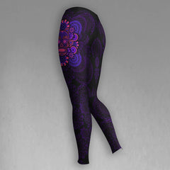 Skull Sugar Purple Gothic Combo Hoodie and Leggings - Wonder Skull