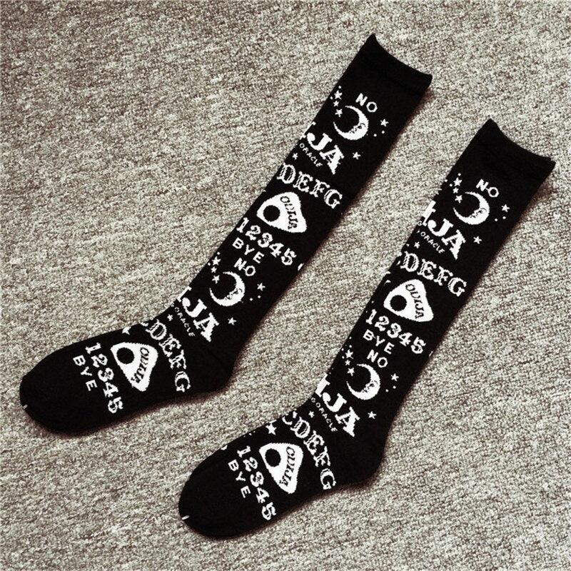 Thigh High Long Socks, Over The Knee Accesories For Women - Wonder Skull