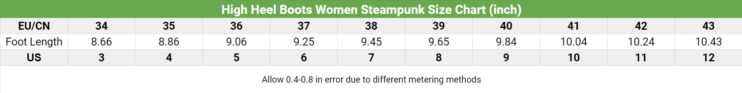 Steampunk High Heel Boots, Victorian Boots For Women - Wonder Skull