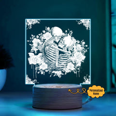 Hug You Love - Customized Acrylic Plaque Relationship Gift - Wonder Skull