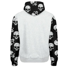 Just Remember Skull Gothic Blue All Over Print Unisex Pullover Hoodie - Wonder Skull