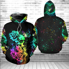 Skull Gothic Artwork Combo Hoodie and Leggings - Wonder Skull