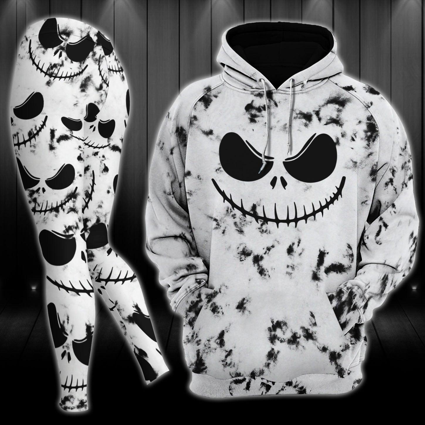 Cool Nightmare Tiedye Combo Hoodie and Leggings - Wonder Skull