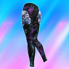 Hologram Skull IDK IDC Combo Hoodie and Leggings - Wonder Skull