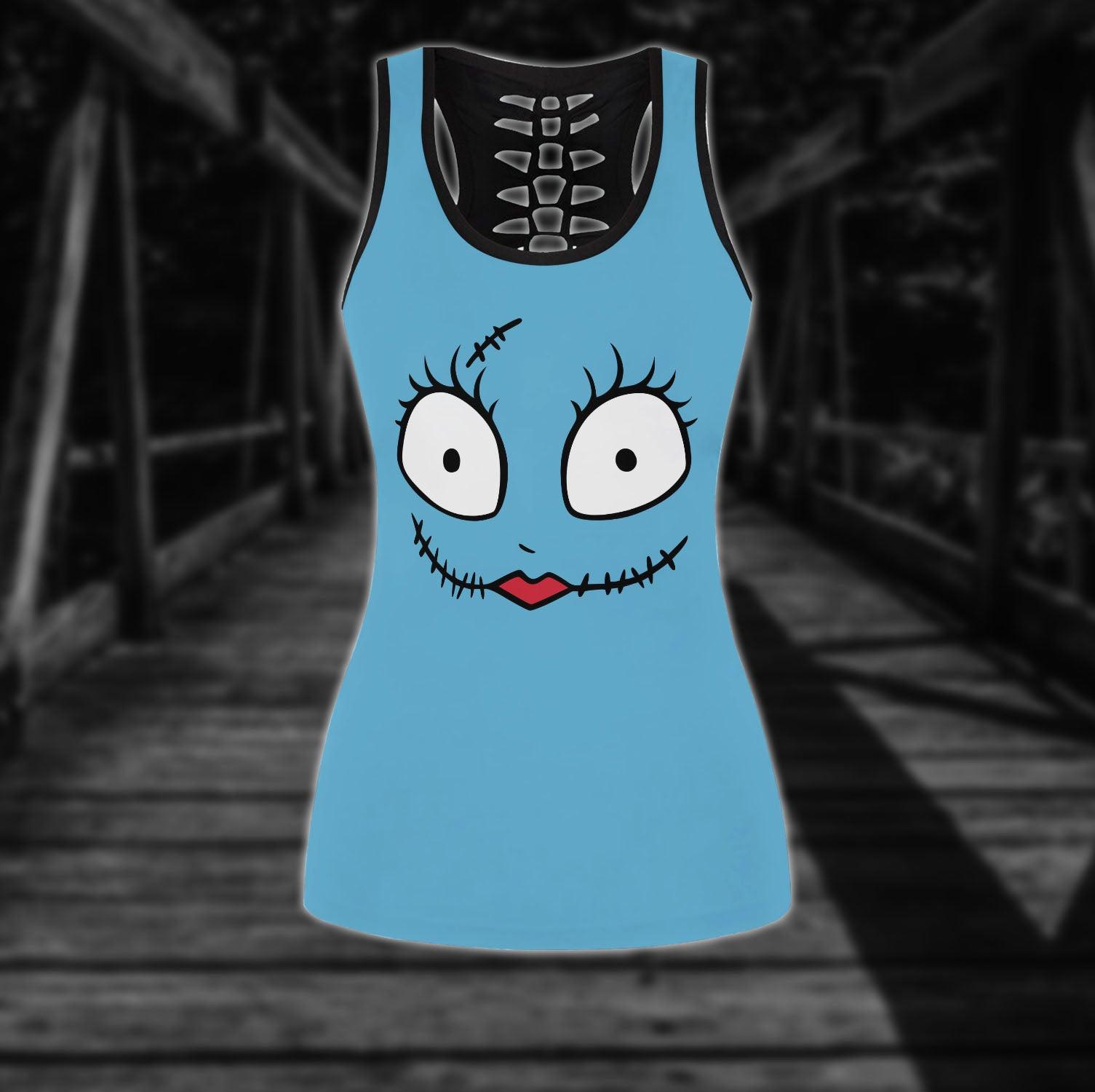 Funny NMR Christmas Set Combo Tanktop & Leggings - Wonder Skull