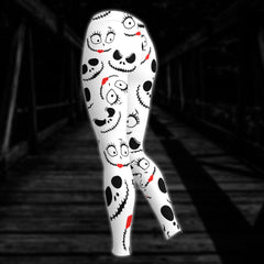Little Nightmare MKJS Pattern Combo Hoodie and Leggings - Wonder Skull
