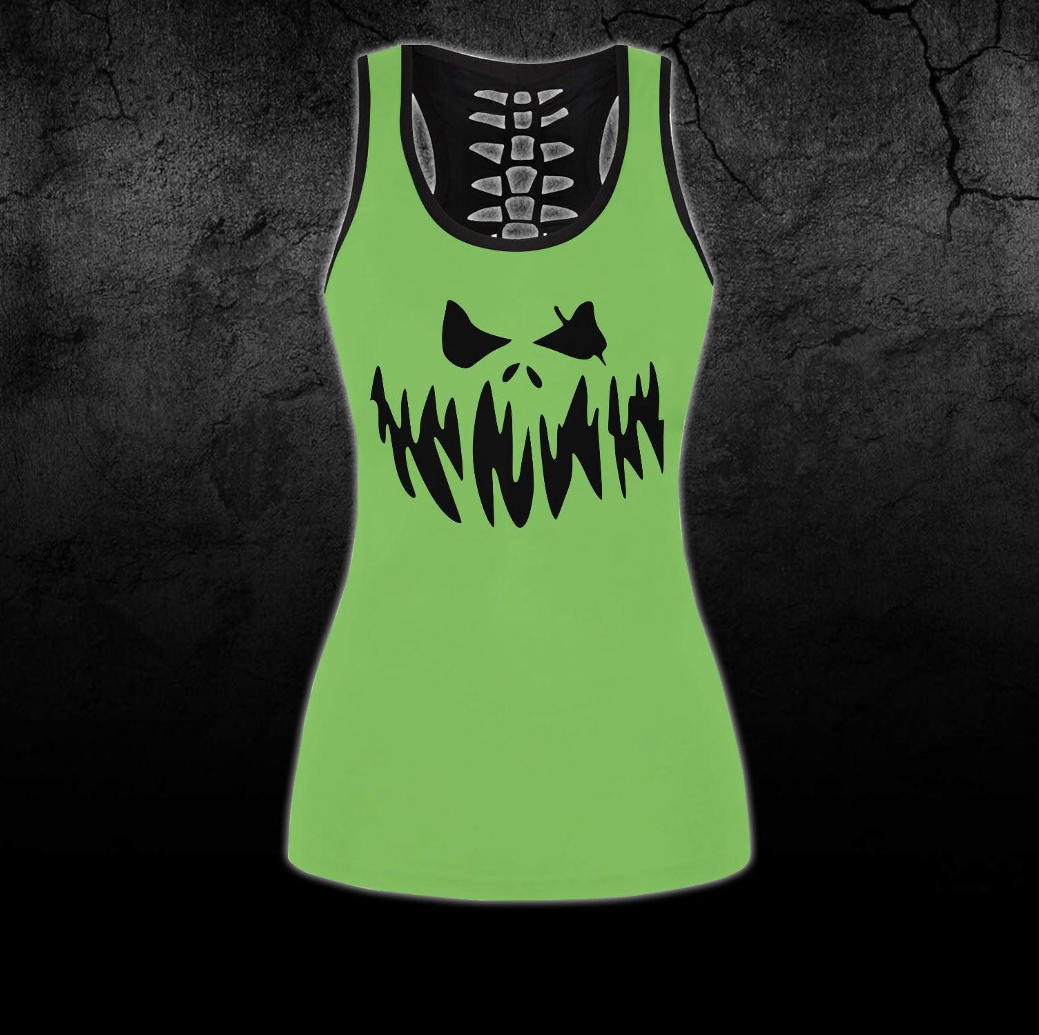 Funny Eat It Creep Christmas Combo Tanktop & Leggings - Wonder Skull