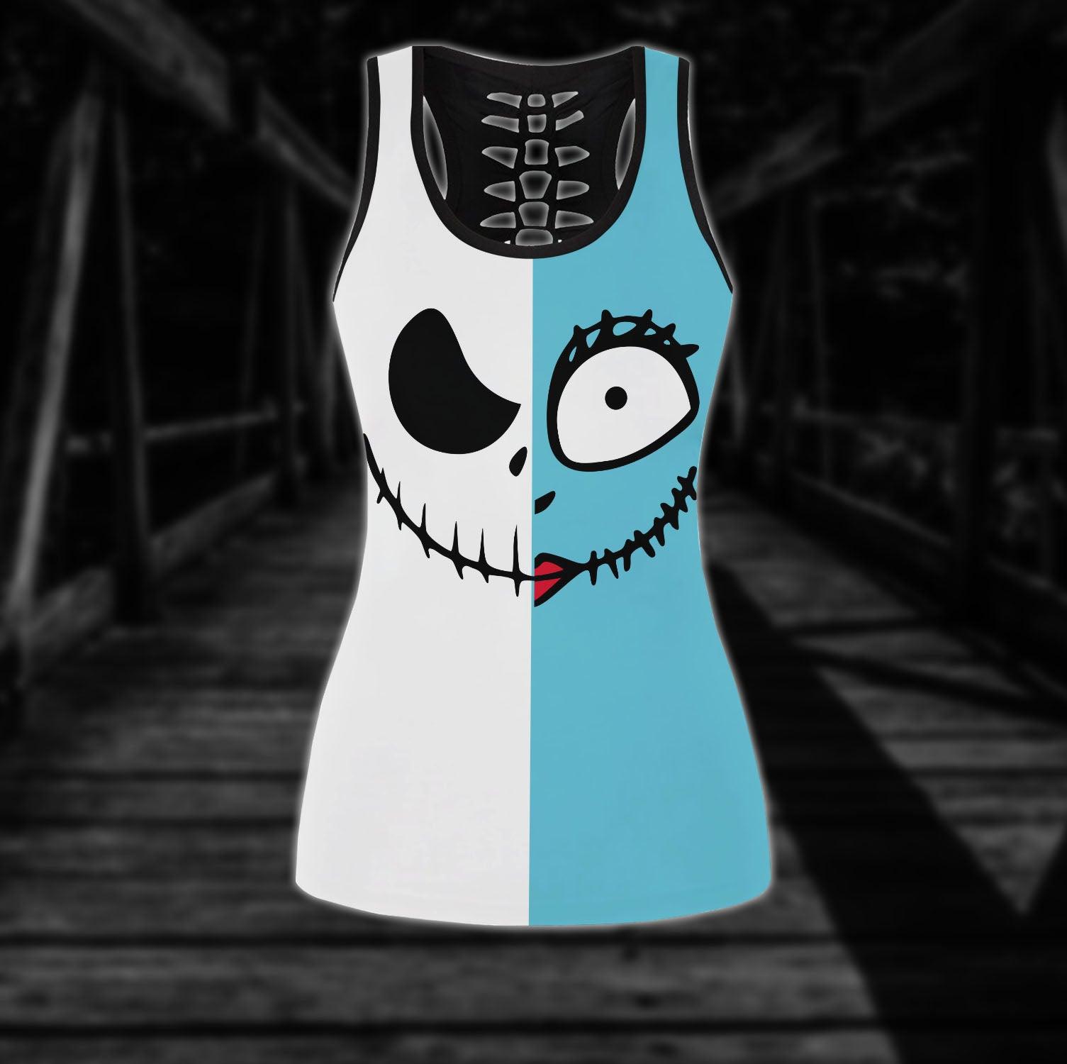 Nightmare Funny Combo Tanktop & Leggings - Wonder Skull