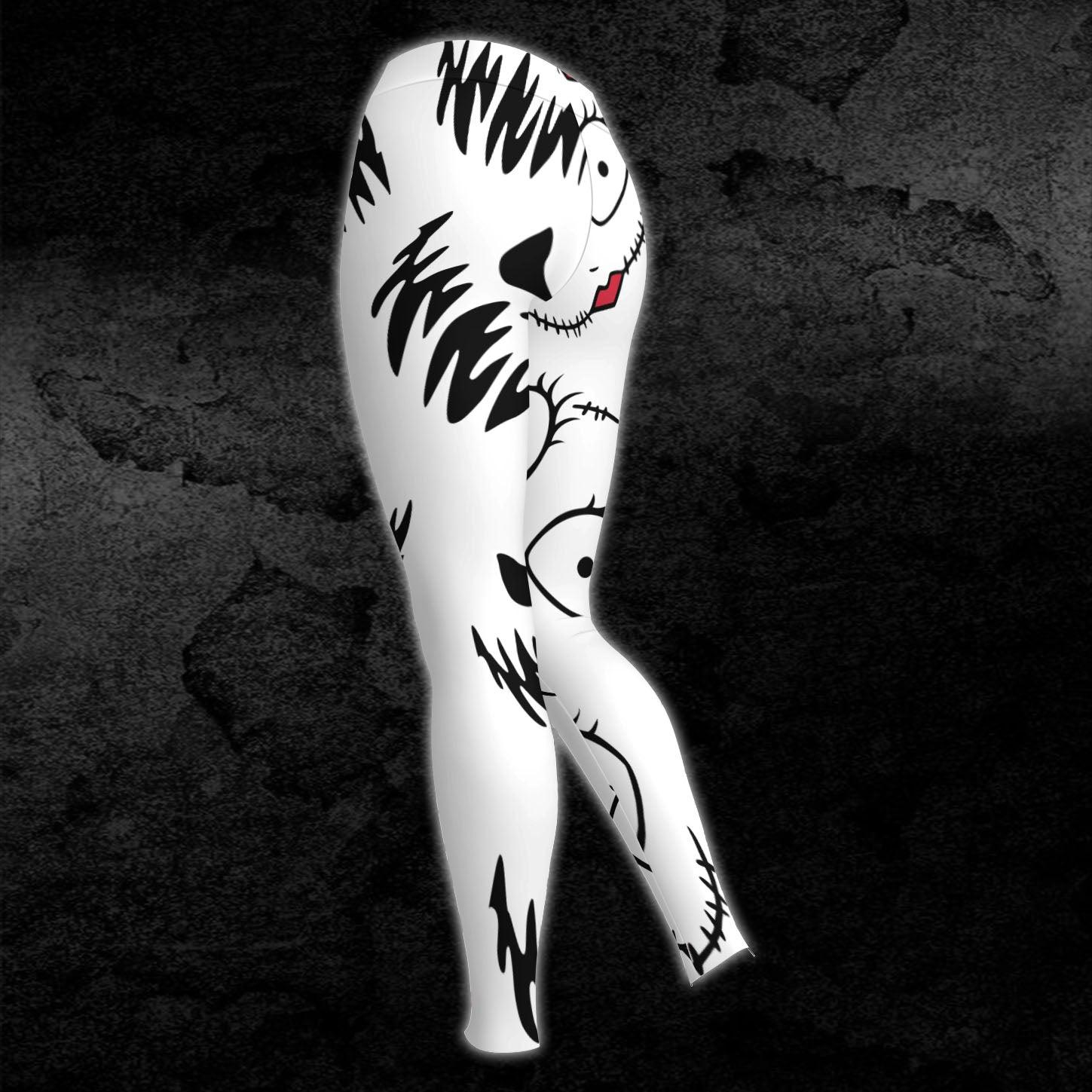 Christmas Half Blue Half Green Nightmare Combo Hoodie and Leggings - Wonder Skull