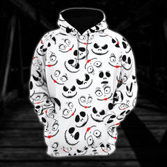 Little Nightmare MKJS Pattern Combo Hoodie and Leggings - Wonder Skull