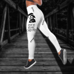 Funny Blue NMR Christmas Combo Tanktop & Leggings - Wonder Skull