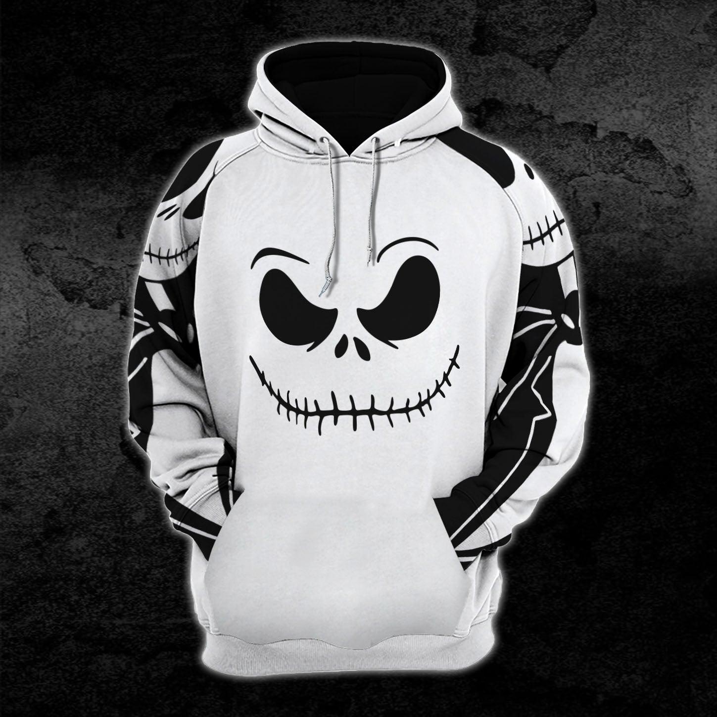 Christmas Nightmare White Combo Hoodie and Leggings - Wonder Skull
