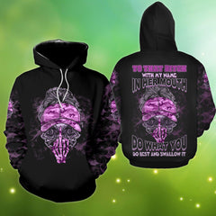To That Bitch With My Name In Her Mouth Funny Hoodie For Women - Wonder Skull