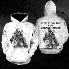 If You Got My Back In The Darkest Hours Funny Hoodie For Women - Wonder Skull