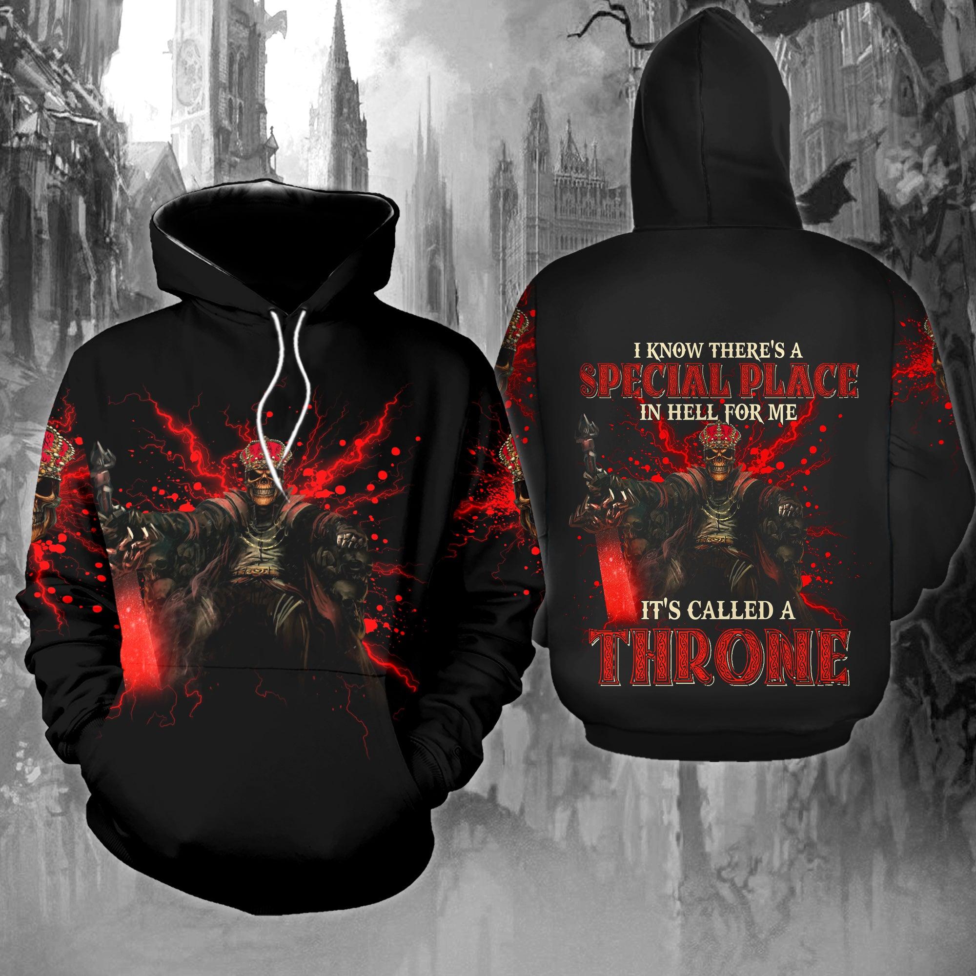 I Know There's A Special Place In Hell For Me Funny Hoodie For Women - Wonder Skull