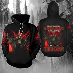 I Know There's A Special Place In Hell For Me Funny Hoodie For Women - Wonder Skull