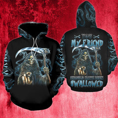 You My Friend Should Have Been Swallowed Funny Hoodie For Women - Wonder Skull