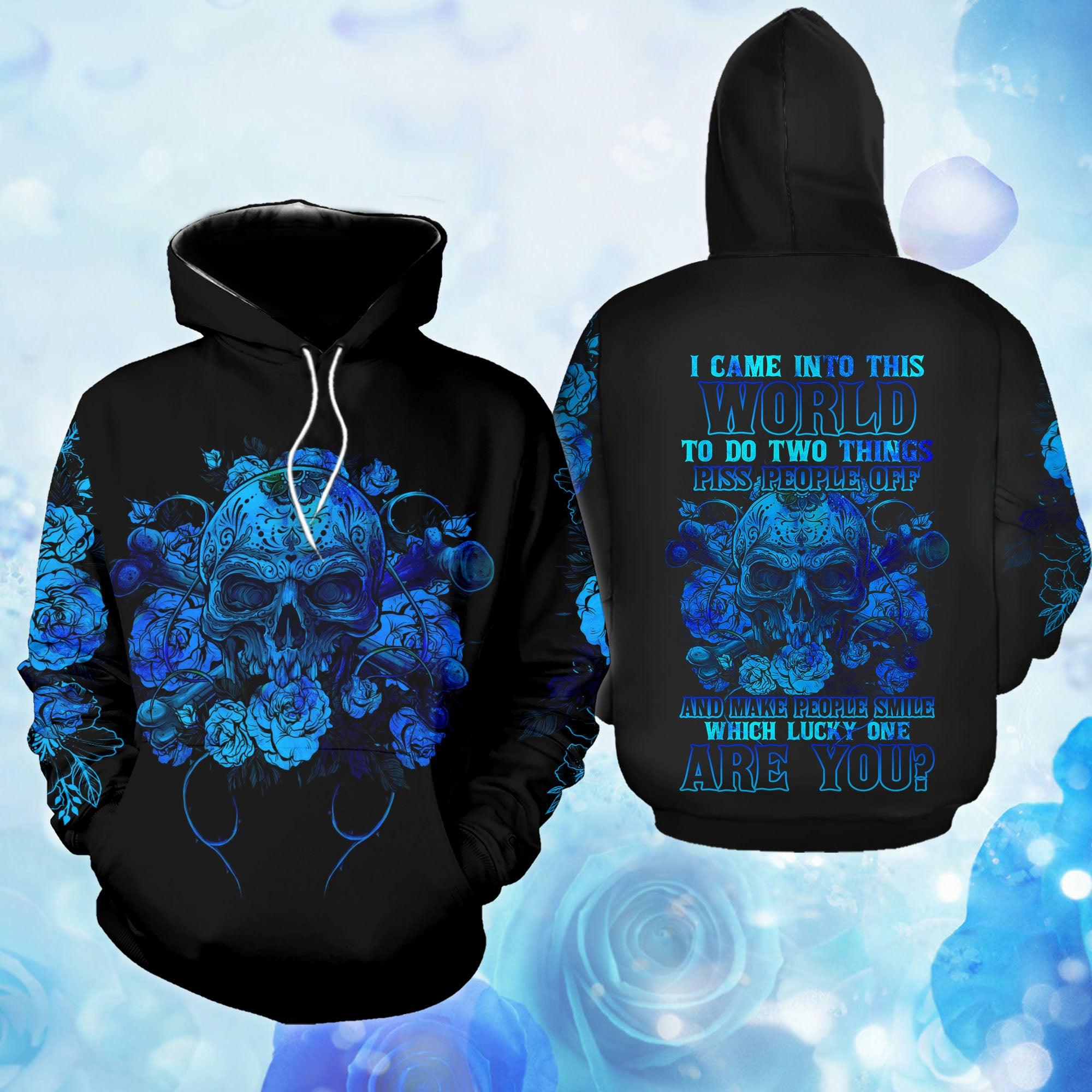 I Came Into This World Funny Hoodie For Women - Wonder Skull