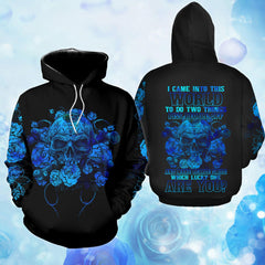 I Came Into This World Funny Hoodie For Women - Wonder Skull