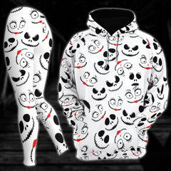 Little Nightmare MKJS Pattern Combo Hoodie and Leggings - Wonder Skull