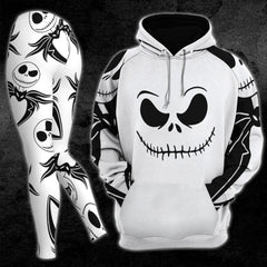 Christmas Nightmare White Combo Hoodie and Leggings - Wonder Skull