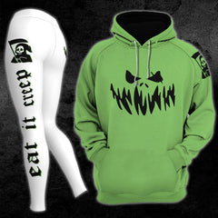 Eat It Creep Green Combo Hoodie and Leggings - Wonder Skull