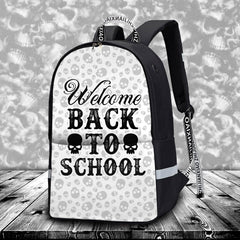 Skull Pattern Welcome Back To School Amazing - Wonder Skull