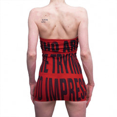 Mini Dresses Cyber Gothic Grunge Streetwear For Girl - Wonder Skull