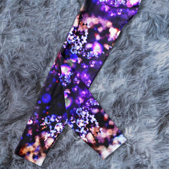 Skull Purple Butterfly Combo Long Sleeve Sweatshirt and Leggings - Wonder Skull